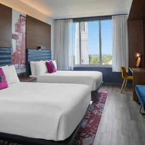 Queen Room with Two Queen Beds and Campus View