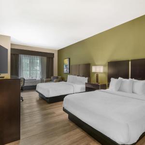 Queen Room with Two Queen Beds and Roll-In Shower - Disability Access/Pet Friendly/Ground Floor