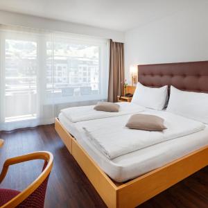Panorama Twin Room with Mountain View and Balcony