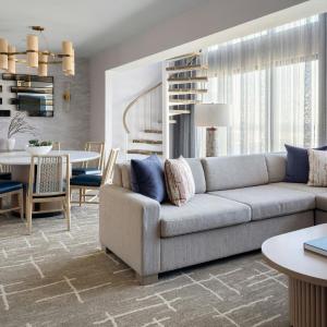 Newly Renovated One-Bedroom Presidential King Suite with One King Bed