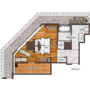 Junior Suite with Sauna
