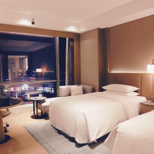 Double Room with Two Double Beds and City View