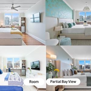 Deluxe Double Room with Side Sea View