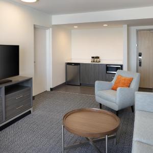 One-Bedroom King Suite with Sofa Bed and Roll-In Shower - Mobility and Hearing Accessible