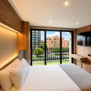 One-Bedroom Loft Apartment with Balcony