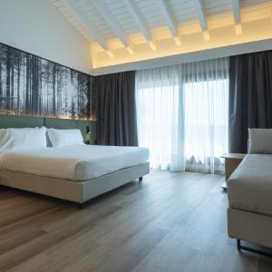 Superior Room with One Queen Bed, One Single Bed and Balcony with Lake View - Free Spa Access