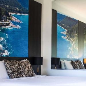 Superior Room with One King Bed and One Double Bed and Balcony