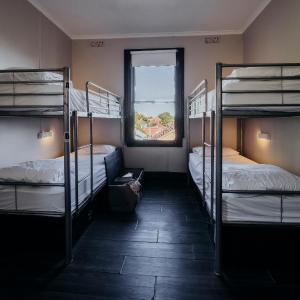Bed in 4-Bed Female Dormitory Room with Bathroom