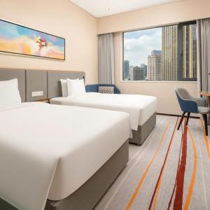 Standard Double Room with Two Double Beds - High Floor