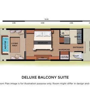 Deluxe Double Room with Balcony