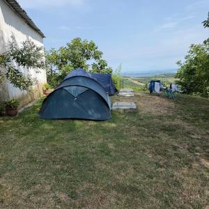Empty lot for tent with shared Bathroom