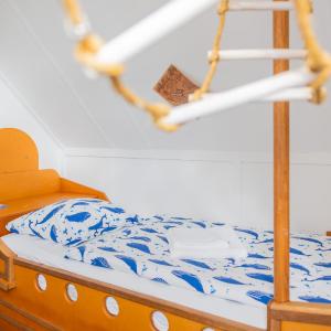 Family room with separate children's bedroom