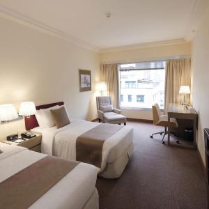 Deluxe Twin Room with City View (Nonsmoking)
