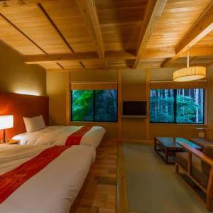 [Sora] Premium Japanese-Modern Style / 37 m² (2 Adults ※Adults Only) [With Hot Spring Bath Waterfall View]