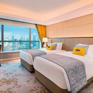 Manor Double Room with Two Double Beds and City View