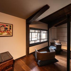 CHIDORI: “Machiya” Two-Story Tatami Bedroom Suite with Hinoki Bath and Courtyard, 70sqm,Non-Smoking