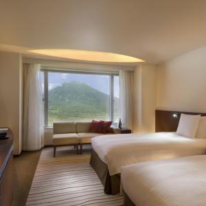 Deluxe Twin Room with Mount Yotei View