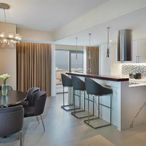 Two-Bedroom Skyline Suite with Panoramic View and Balcony