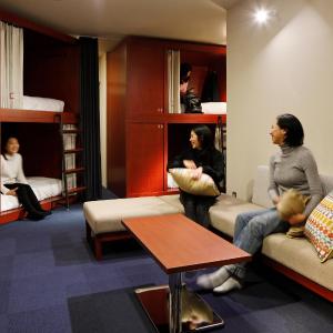 Family Room with Bunk Beds and Shared Bathroom