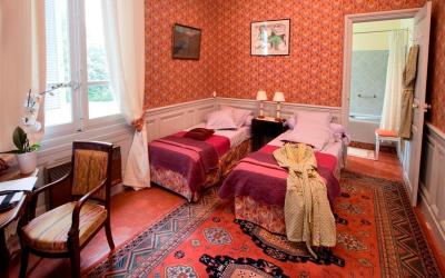 Chambre Lits Jumeaux Confort avec Vue sur Jardin
