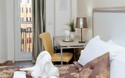 Camera Deluxe Matrimoniale/Doppia con Letti Singoli con Vista Giardino