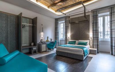 Camera Deluxe Matrimoniale/Doppia con Letti Singoli