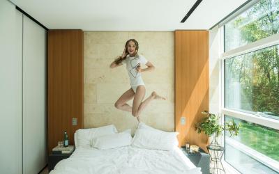 Camera Superioru00a0Matrimoniale/Doppia con Letti Singoli con Vista Giardino 