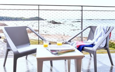 Suite Familiale avec Balcon et Vue sur la Mer