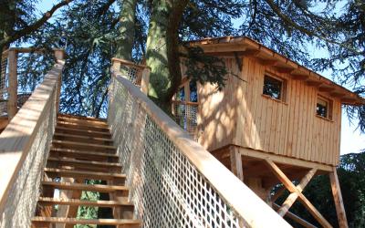 Cabane dans les Arbres - Vue sur Vallu00e9e