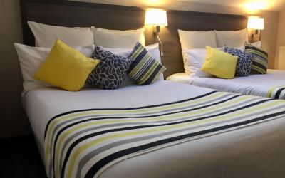 Chambre Double Supu00e9rieure avec Deux Lits Doubles