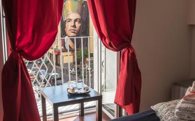 Camera Matrimoniale/Doppia con Letti Singoli con Vista Cittu00e0 