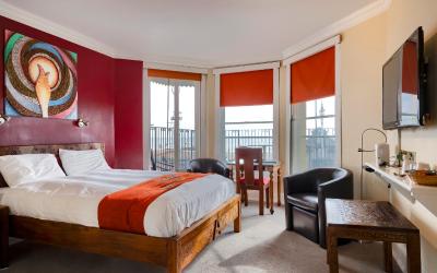 Boutique Double Room with Balcony and Sea View