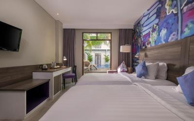 Kamar Deluxe Twin dengan Akses Kolam Renang Kamar Deluxe Twin dengan Akses Kolam Renang