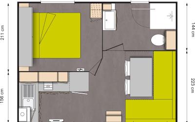 Mobile Home 1 Chambre Mobile Home 1 Chambre