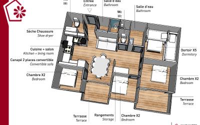 Appartement avec Vue sur la Montagne Appartement avec Vue sur la Montagne