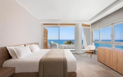 Chambre Double ou Lits Jumeaux Privilu00e8ge avec Balcon/Terrasse - Vue sur Mer