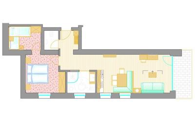 Appartamento con 2 Camere da Letto e Terrazza 