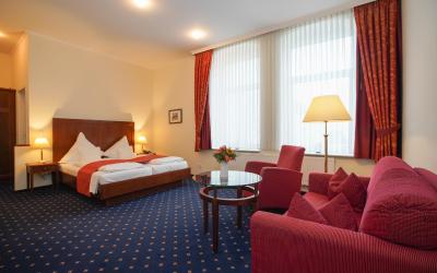 Doppelzimmer mit Blick auf den Innenhof