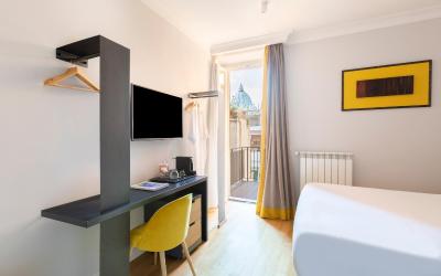 Camera Deluxe Matrimoniale/Doppia con Letti Singoli con Vista Cittu00e0