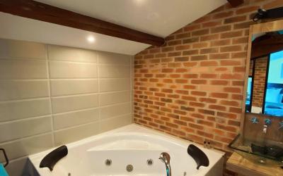 Chambre Double avec Baignoire Spa - Vintage