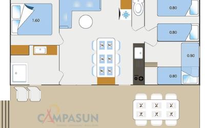 Mobile Home Verdon (6u00a0Personnes) - Tu00e9lu00e9vision et Climatisation Mobile Home Verdon (6u00a0Personnes) - Tu00e9lu00e9vision et Climatisation