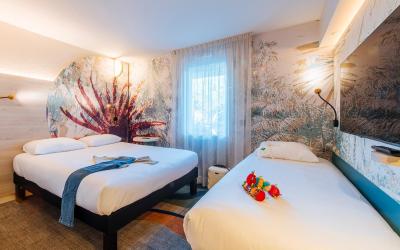 Chambre Standard avec 1 Lit Double et 1 Lit Simple