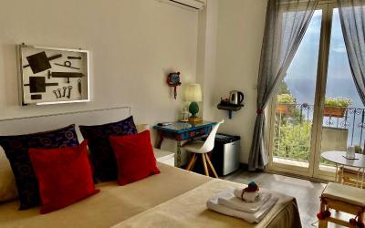 Camera Deluxe con Balcone e Vista Mare