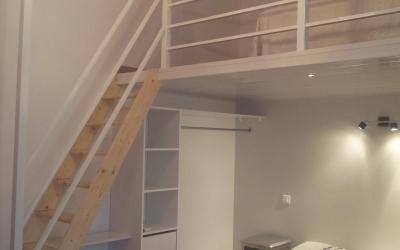 Chambre Triple avec Mezzanine et Balcon - Vue sur Cour Chambre Triple avec Mezzanine et Balcon - Vue sur Cour