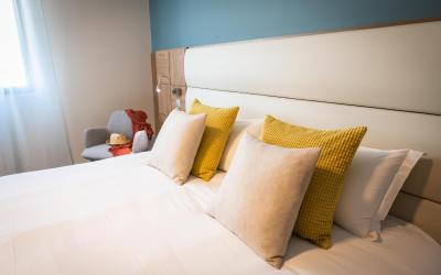 Chambre Double ou Lits Jumeaux Privilu00e8ge avec Vue sur la Montagne Chambre Double ou Lits Jumeaux Privilu00e8ge avec Vue sur la Montagne