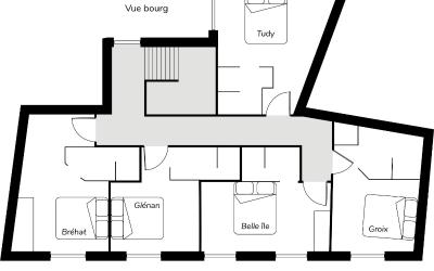 Chambre Double u2013 Vue sur Cour