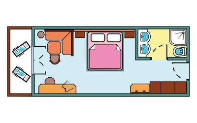 Camera Matrimoniale Comfort con Balcone