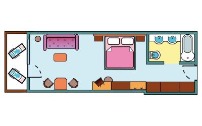 Camera Matrimoniale Superior con Balcone