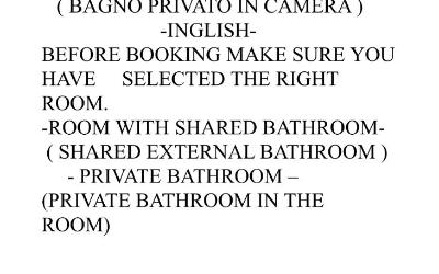 Camera Matrimoniale con Bagno Esterno in Comune