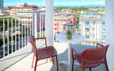 Camera Deluxe Matrimoniale/Doppia con Letti Singoli con Balcone